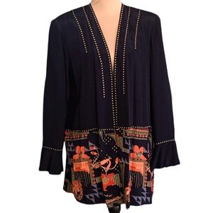 Vintage Dorothy Schoelen Platinum Open Front Jackets SZ S